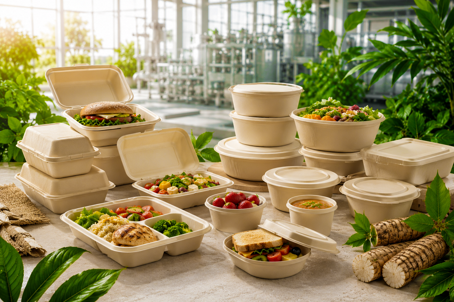 Plant-based food containers